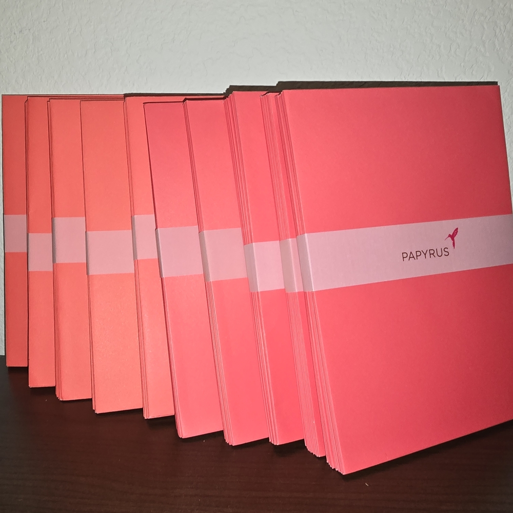 Bright Red Party Envelope Pack - Premium Greeting Envelopes